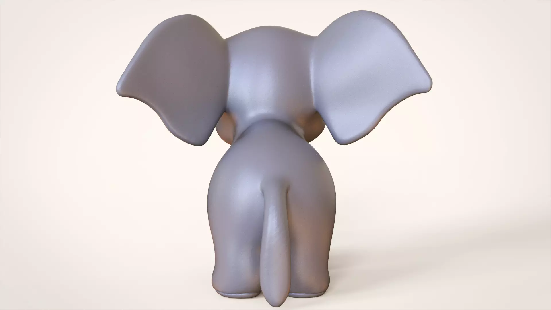 Toon Elephant 3D print model_4