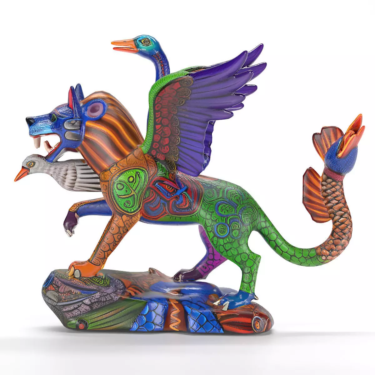 alebrije coyote 3D model_1