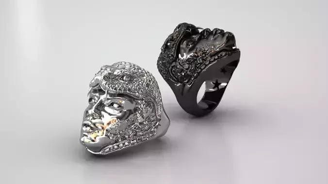 Mythic Face ring