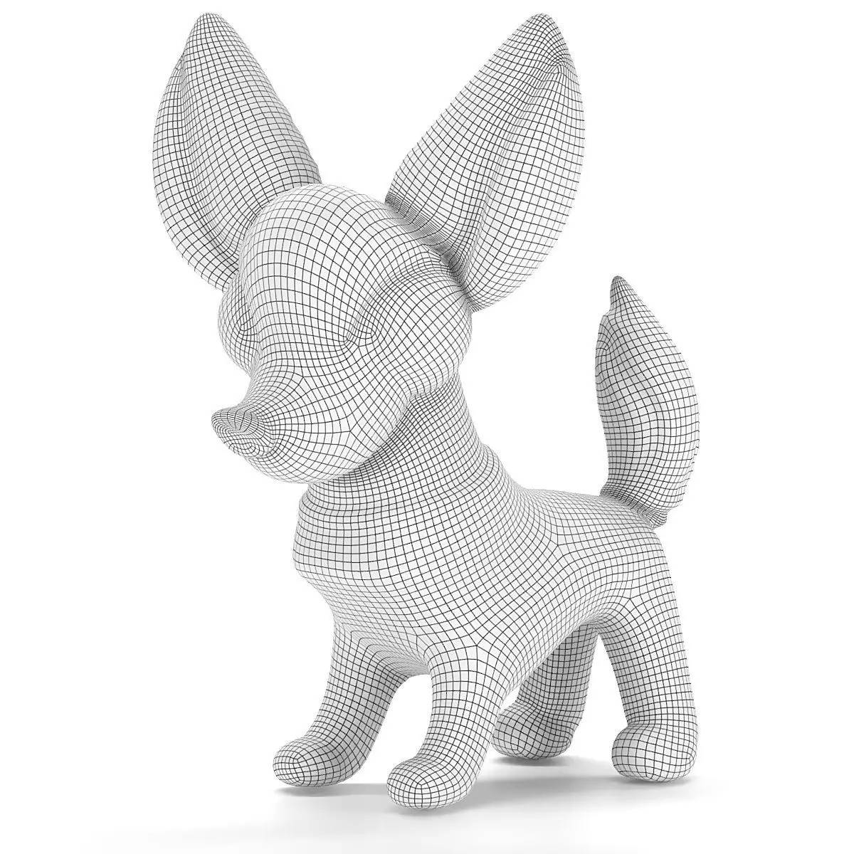 graffiti dog 3D model_4