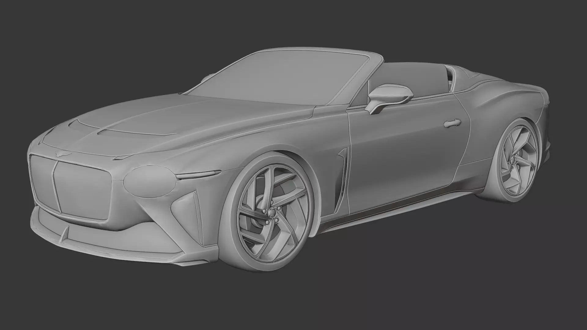 Bentley Mulliner Bacalar 3D print model_9