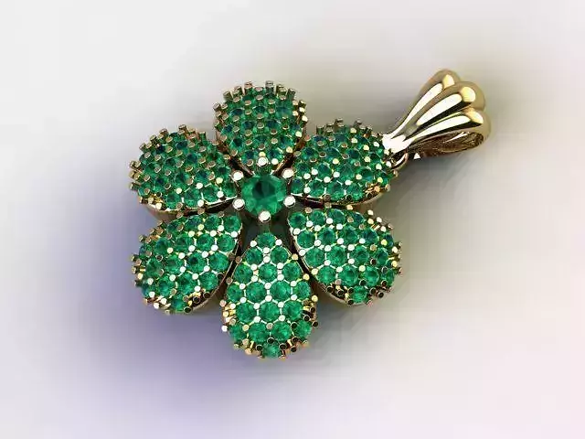  Beautiful  Gemstone Round Pendant