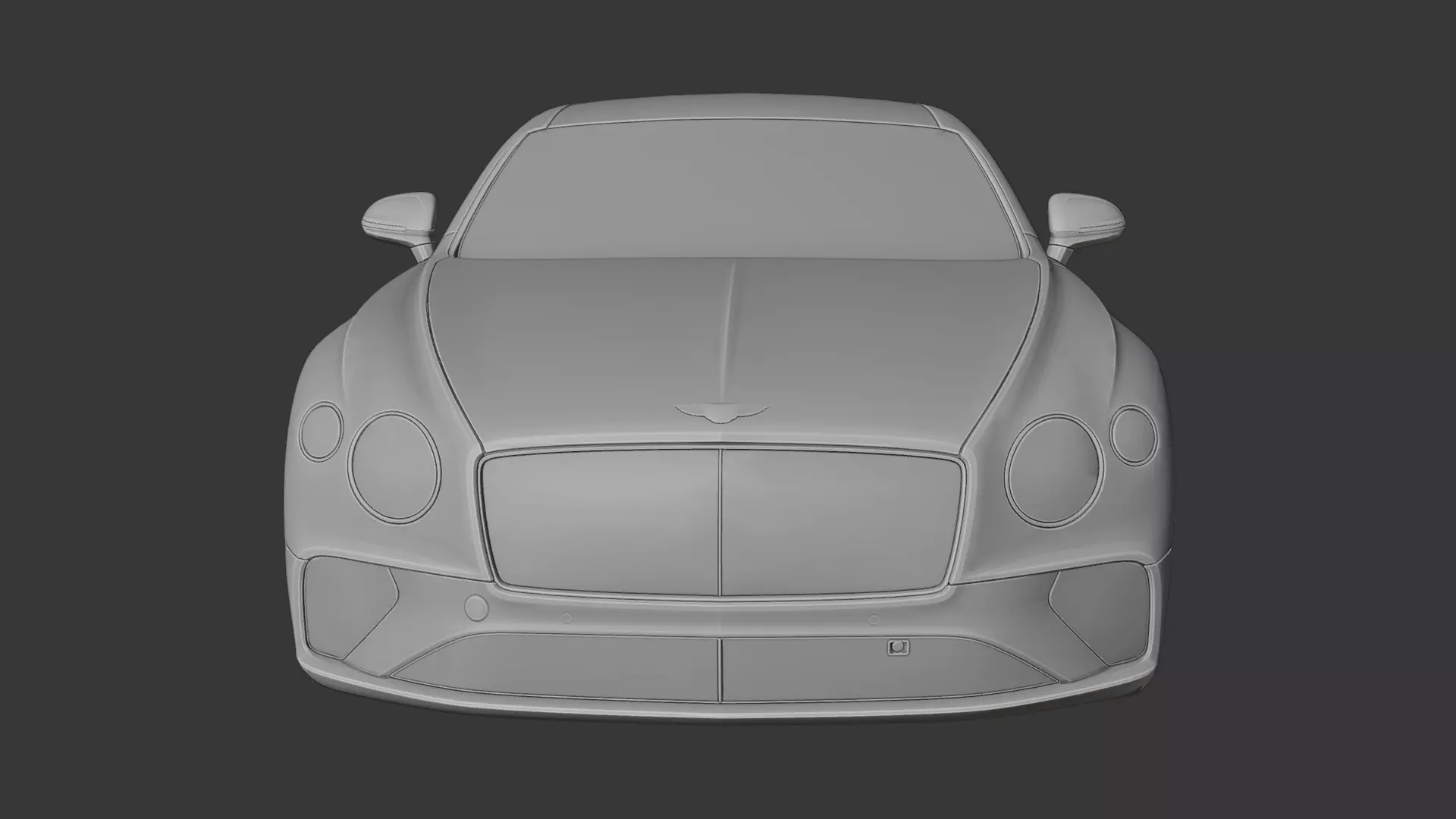 Bentley Continental GT 3D print model_12