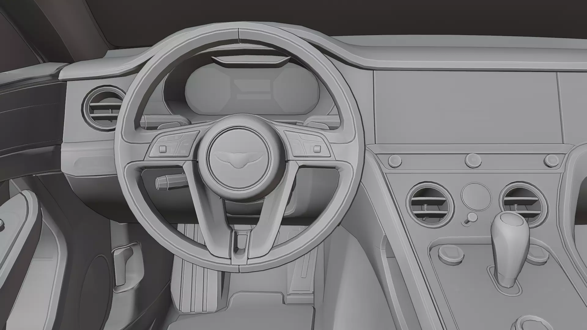 Bentley Continental GT 3D print model_2