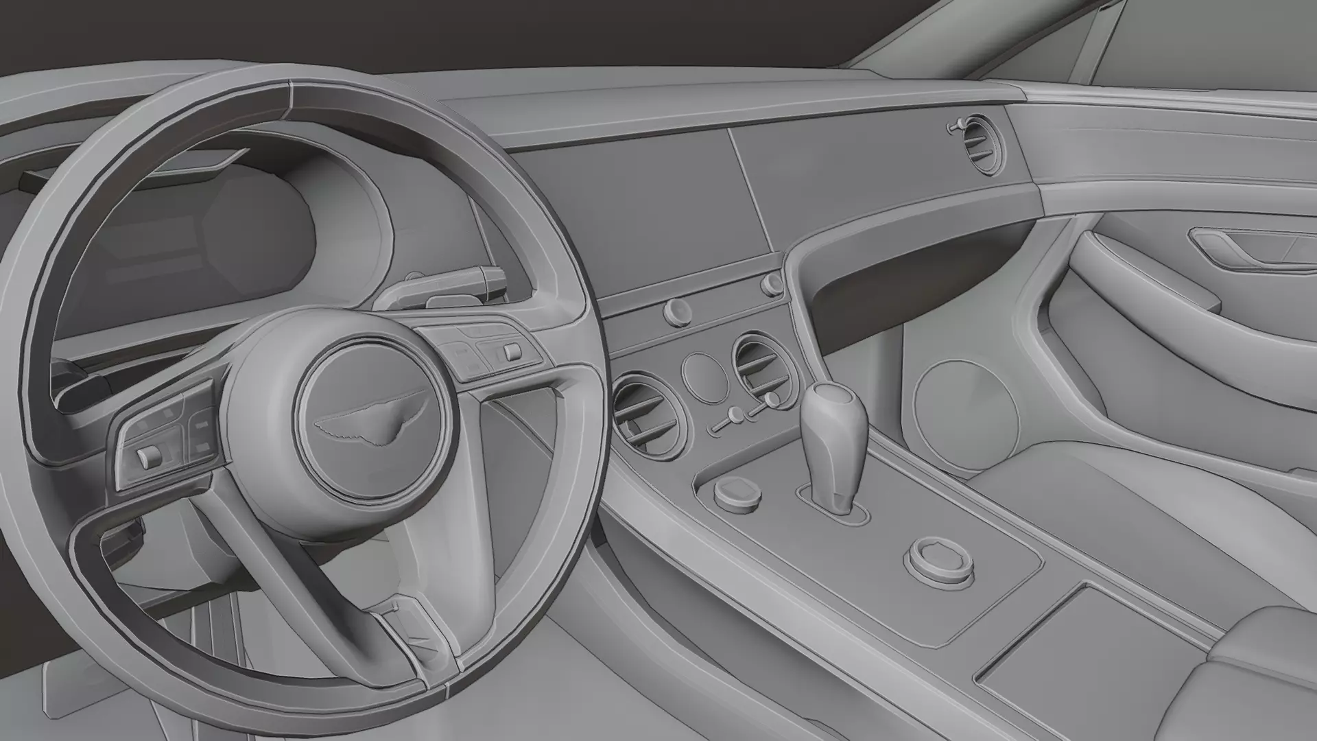 Bentley Continental GT 3D print model_3