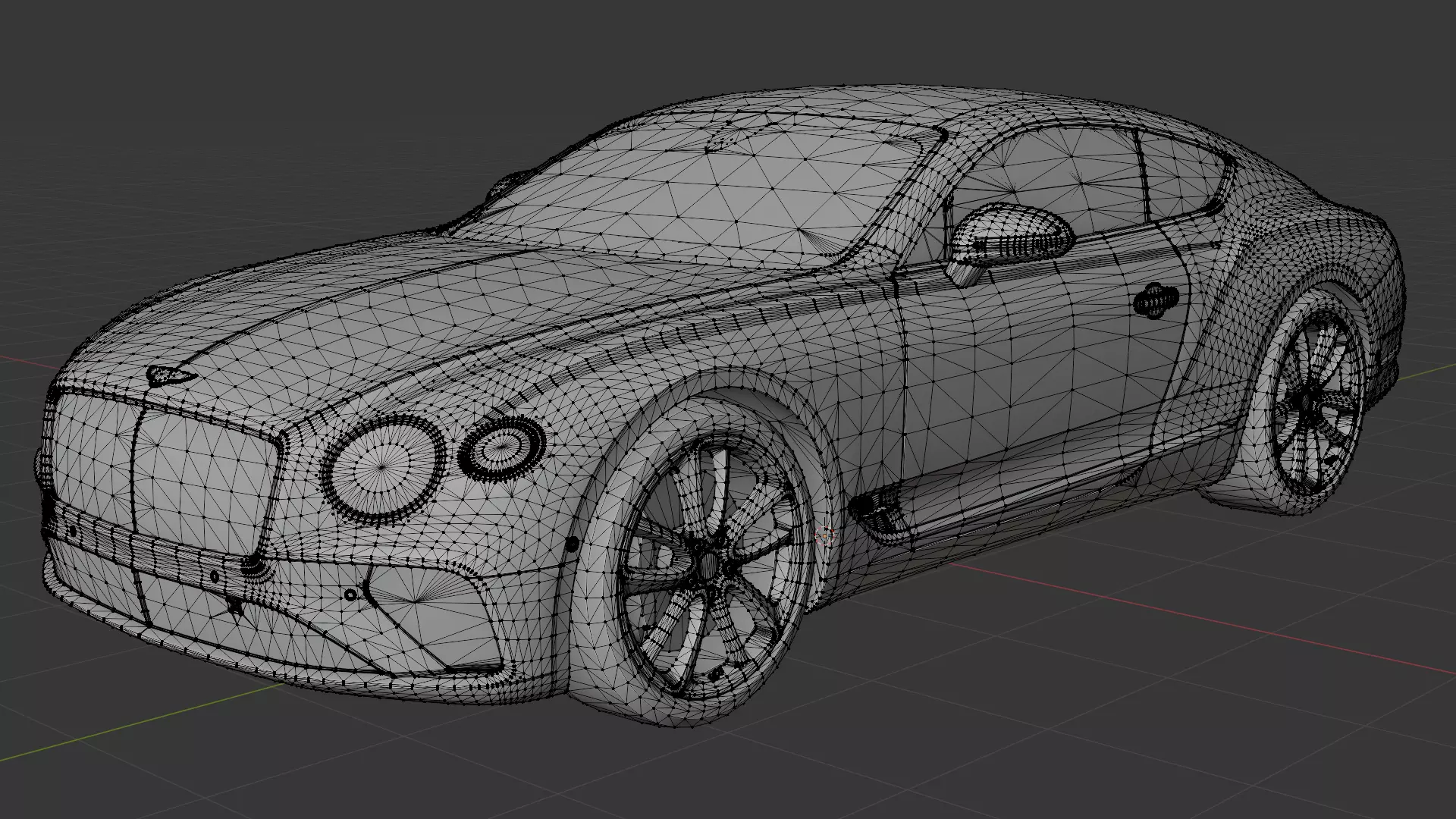 Bentley Continental GT 3D print model_10