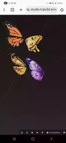 butterfly wings 3D model