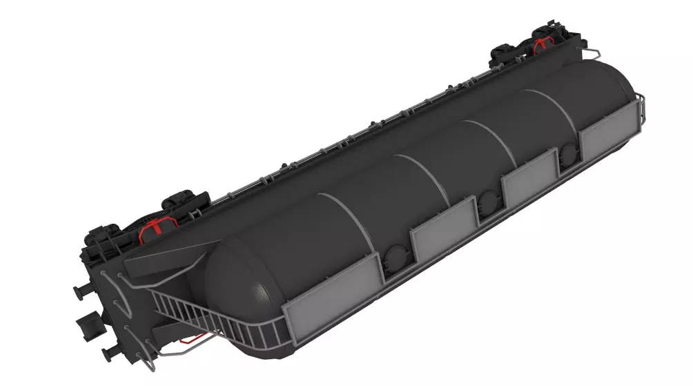 Railroad Tank Car 3D model_6