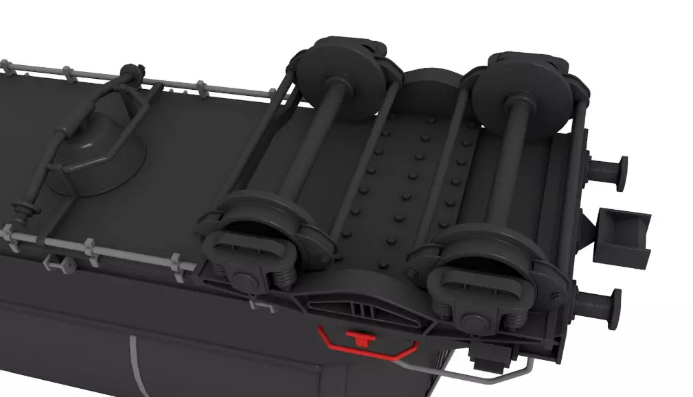 Railroad Tank Car 3D model_4