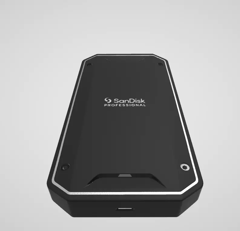 SanDisk Professional SSD PRO G40 de 2 TB Low-poly 3D model