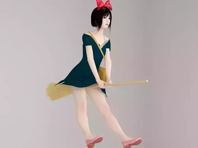 Satomi the witch pose 01