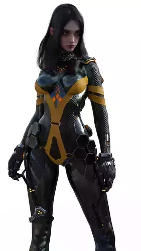 Tachy the Resolute Warrior of Stellar Blade