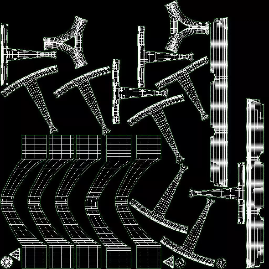 Motocaddy S1 Electric Golf Trolley with Bag Low-poly 3D model_12