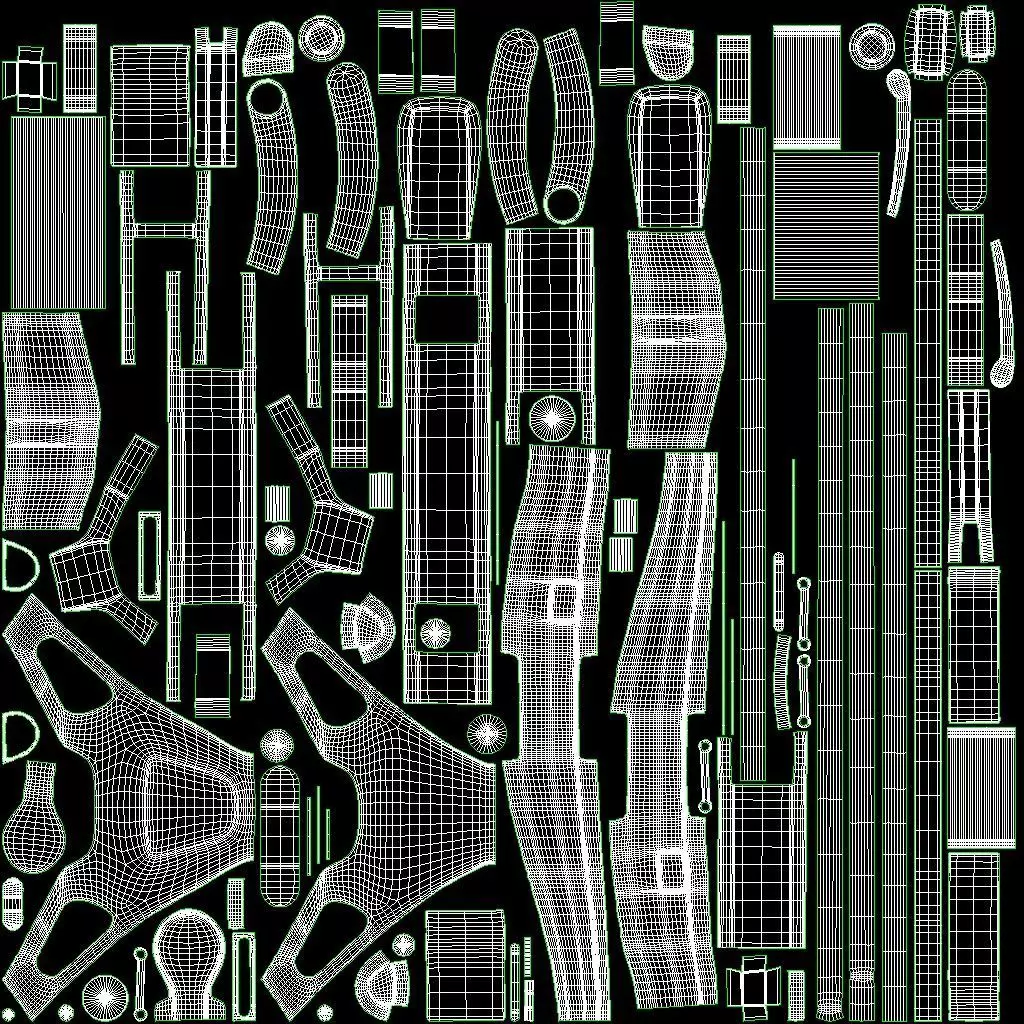 Motocaddy S1 Electric Golf Trolley with Bag Low-poly 3D model_15
