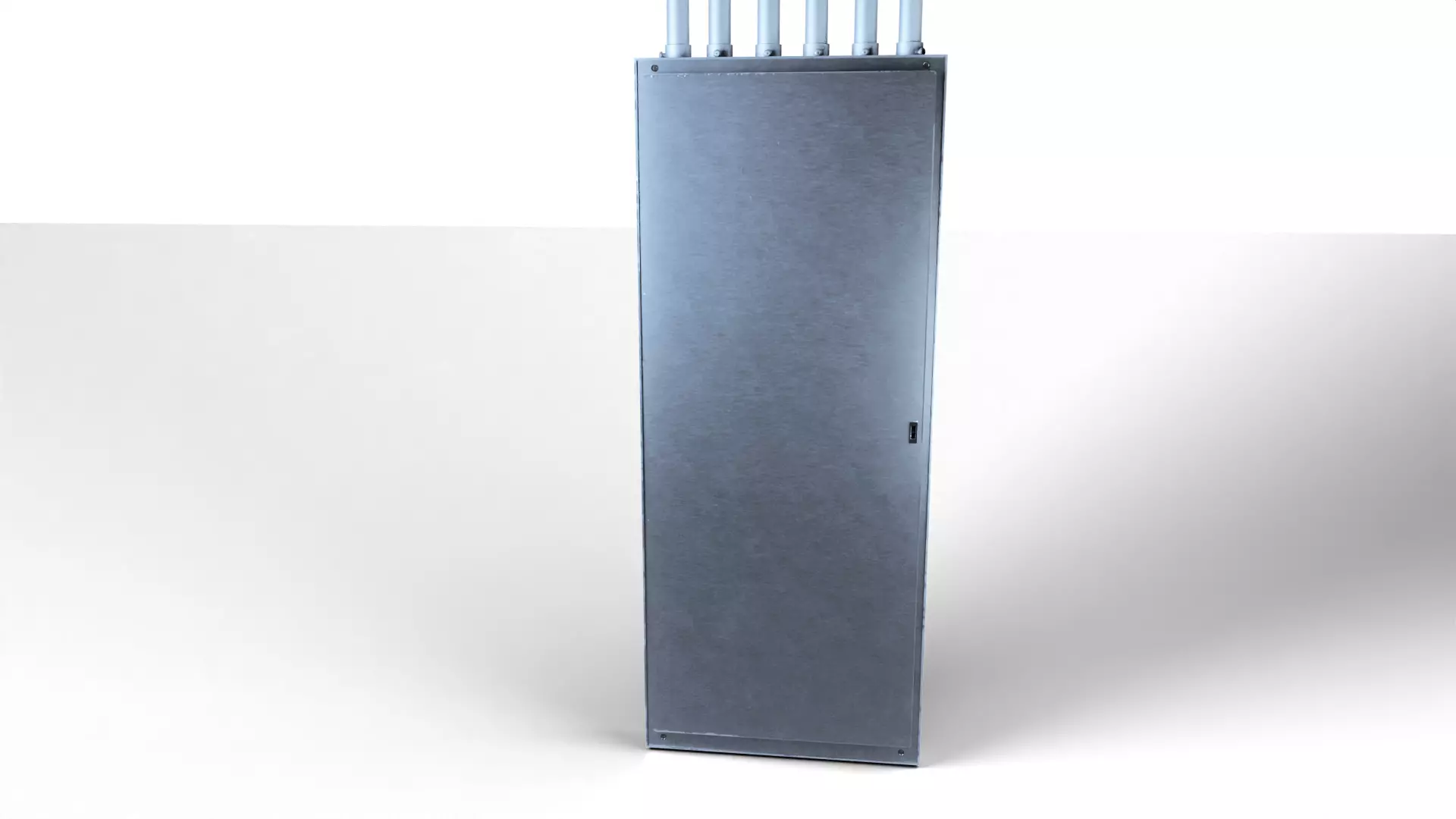 Electrical Panel Low-poly 3D model_1