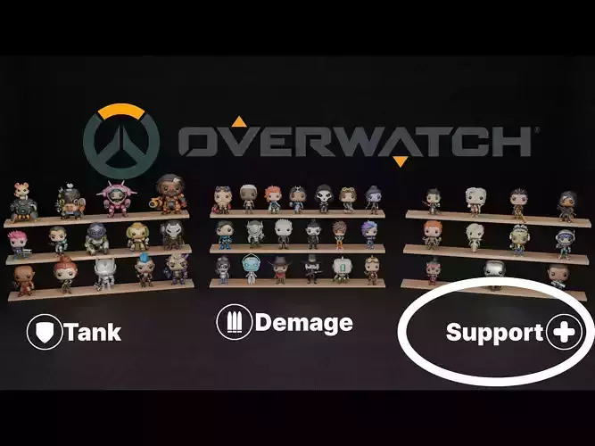 Overwatch Funko Popstyle character collection 2