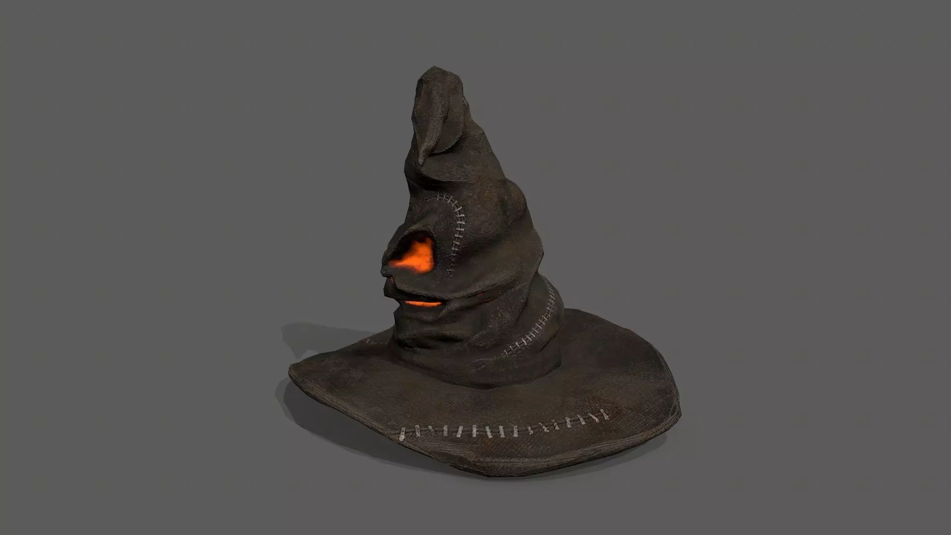 Halloween Hat Low-poly 3D model_3