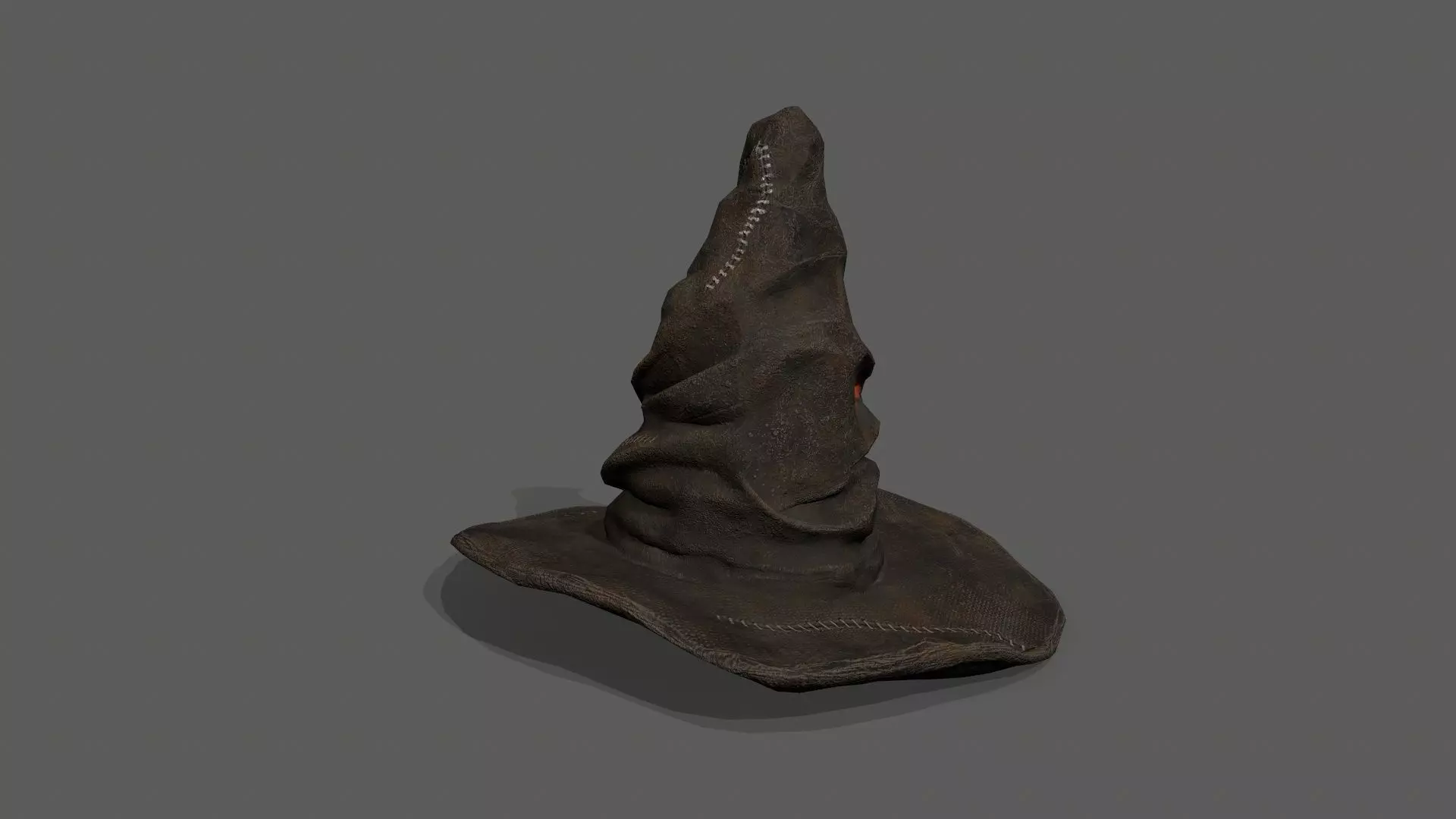 Halloween Hat Low-poly 3D model_6