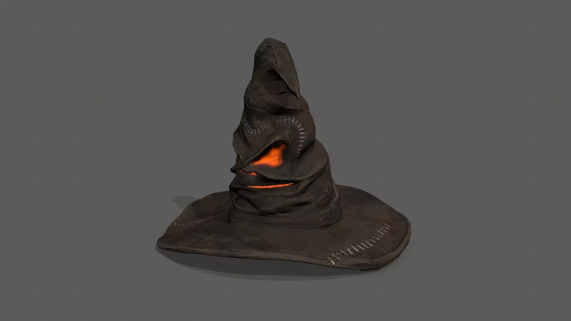 Halloween Hat Low-poly 3D model_2