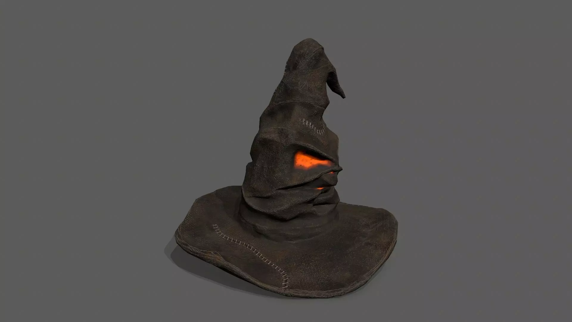 Halloween Hat Low-poly 3D model_7