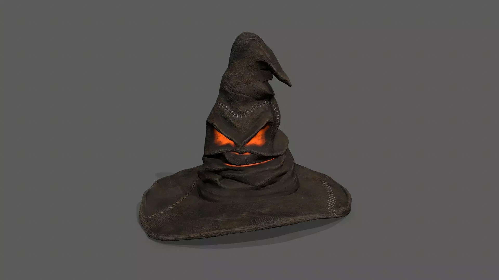 Halloween Hat Low-poly 3D model_8