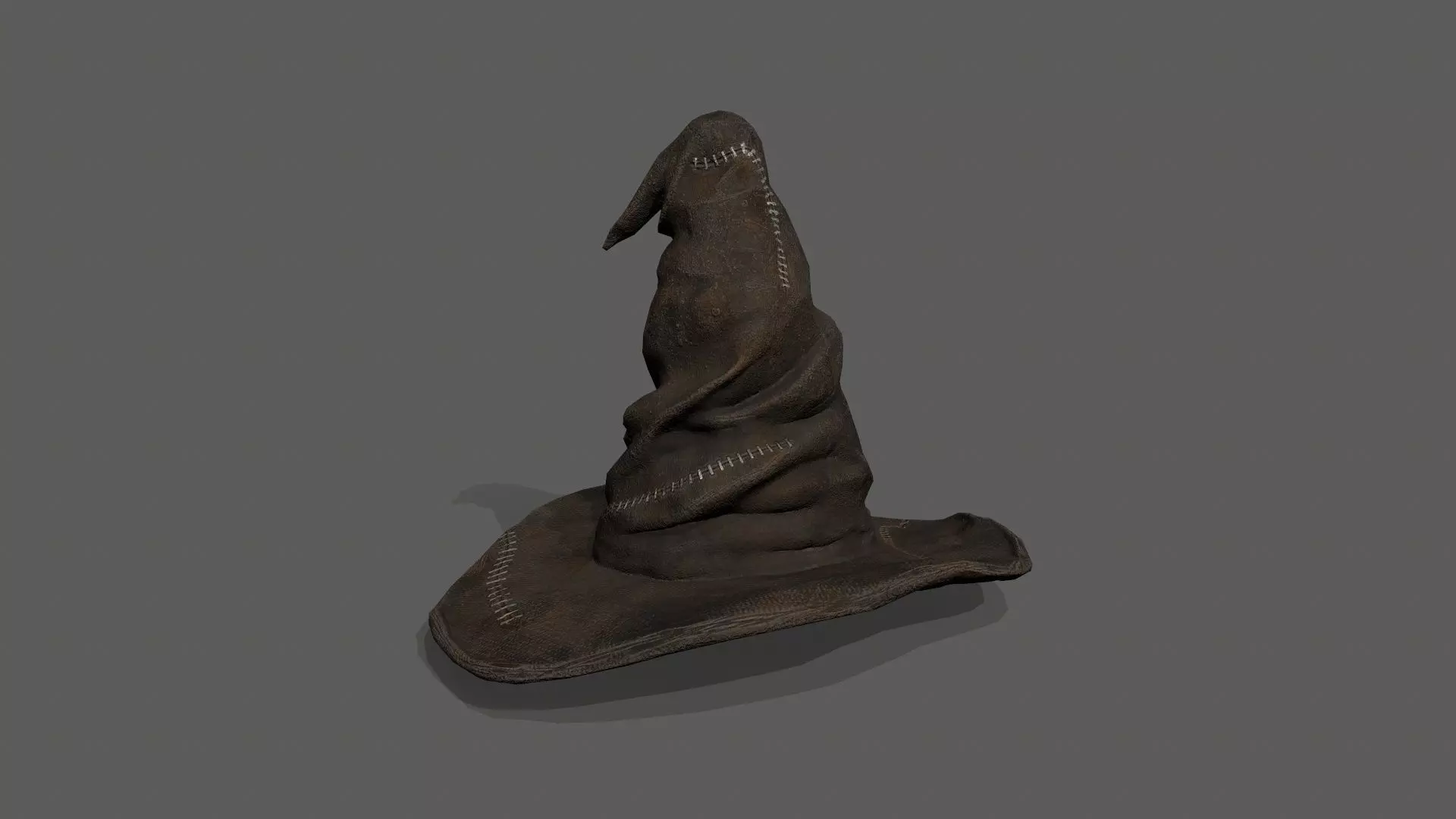 Halloween Hat Low-poly 3D model_5