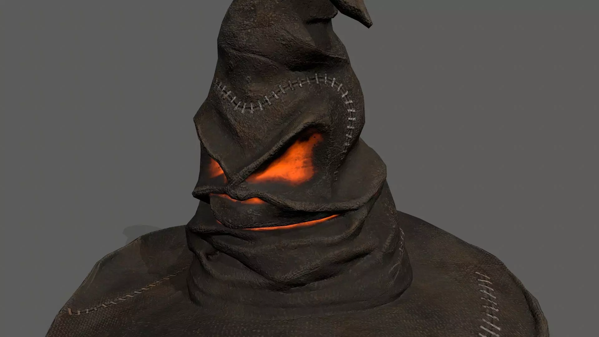 Halloween Hat Low-poly 3D model_9