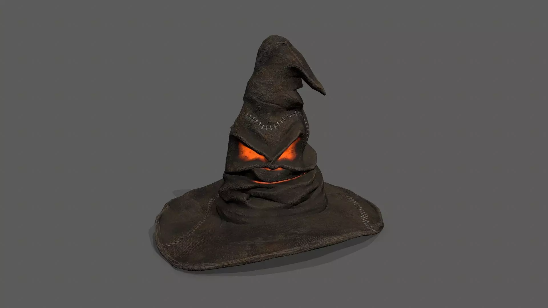 Halloween Hat Low-poly 3D model_1