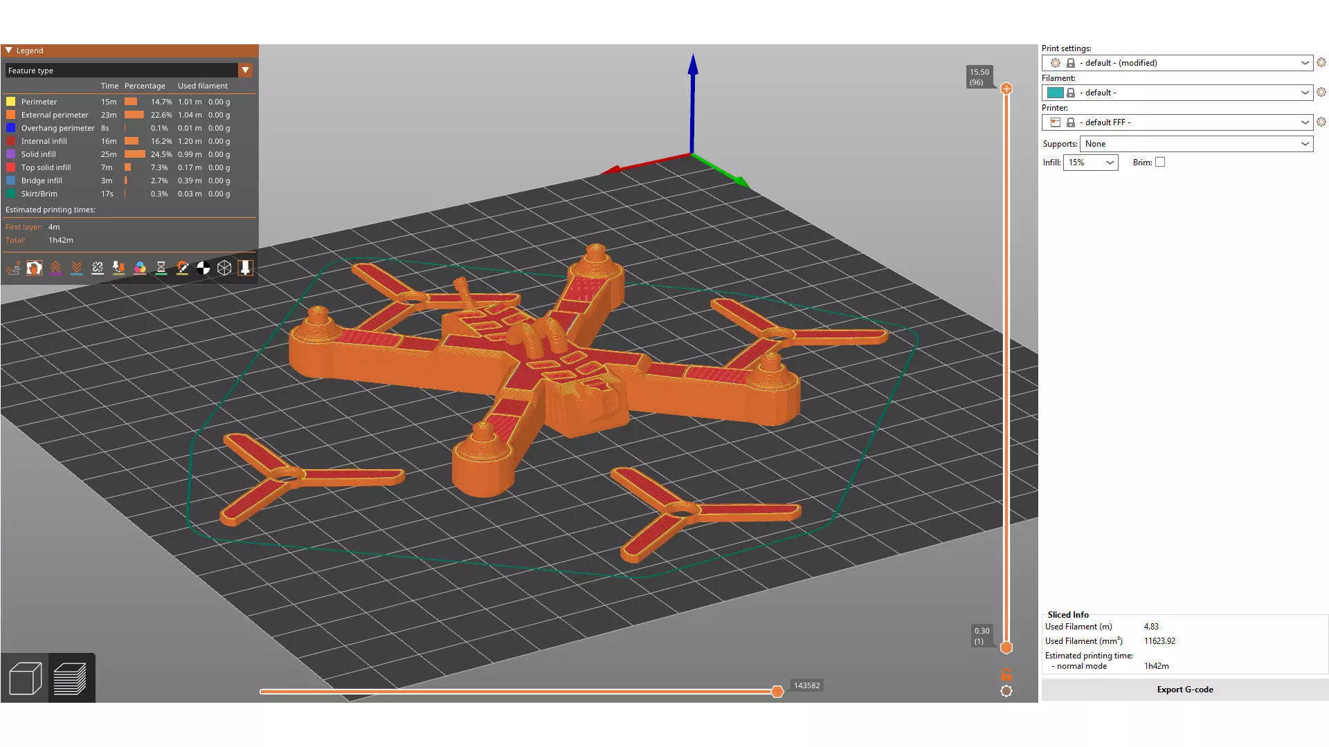 Christmas decoration 3D Printable Drone 3D print model_11