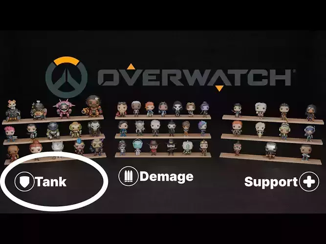 Overwatch Funko Popstyle character collection 3