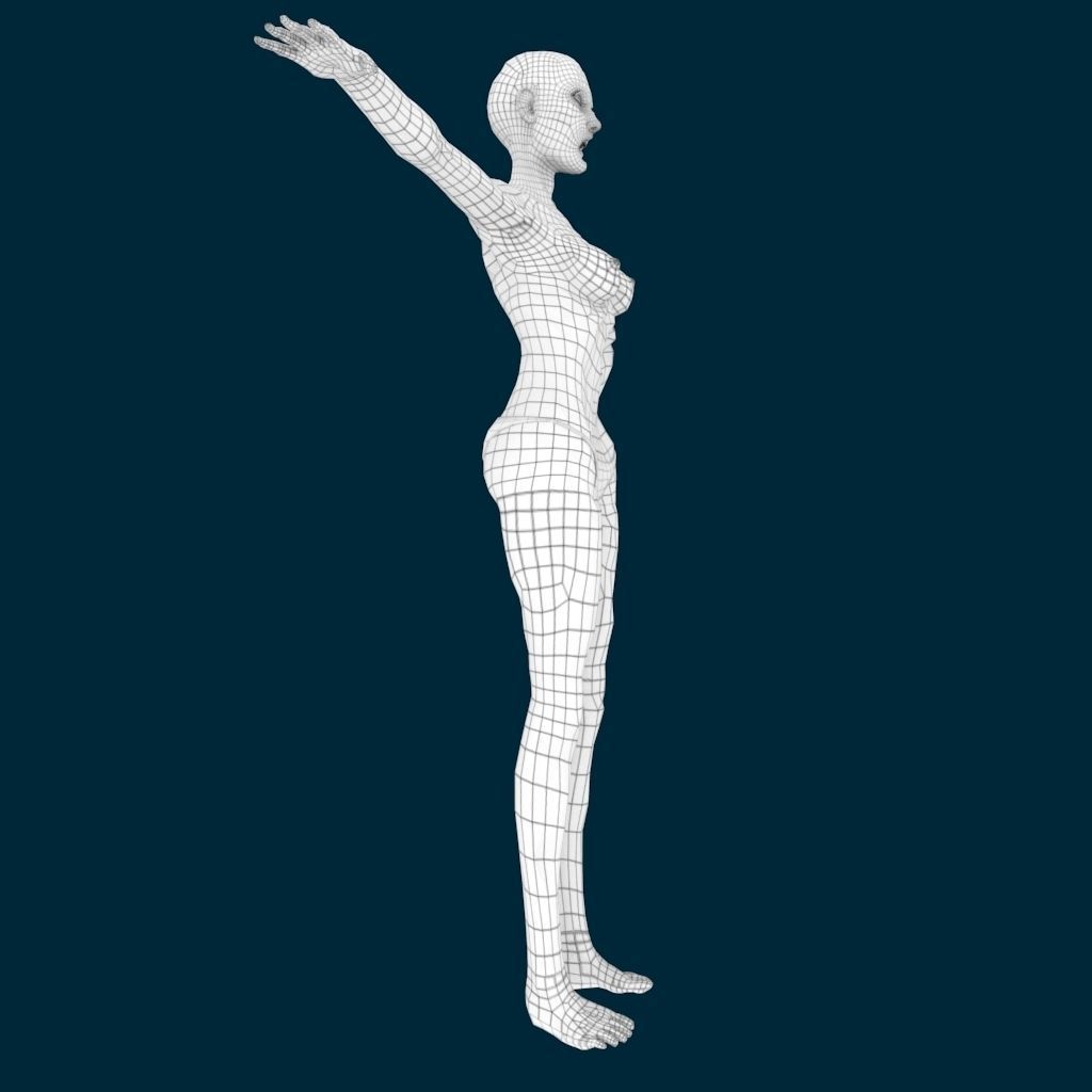 VM Av0001 - Helena-Female zombie character with a dirty dress Low-poly 3D model_18