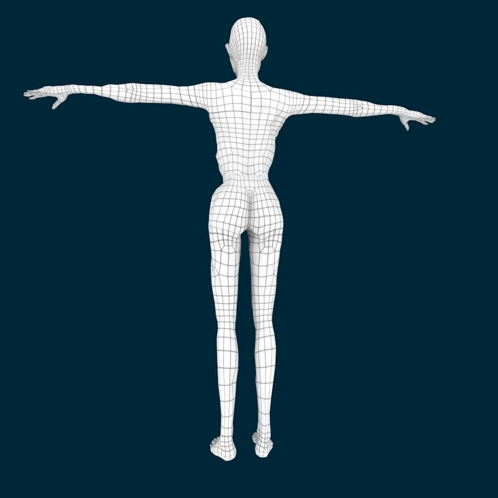 VM Av0001 - Helena-Female zombie character with a dirty dress Low-poly 3D model_21