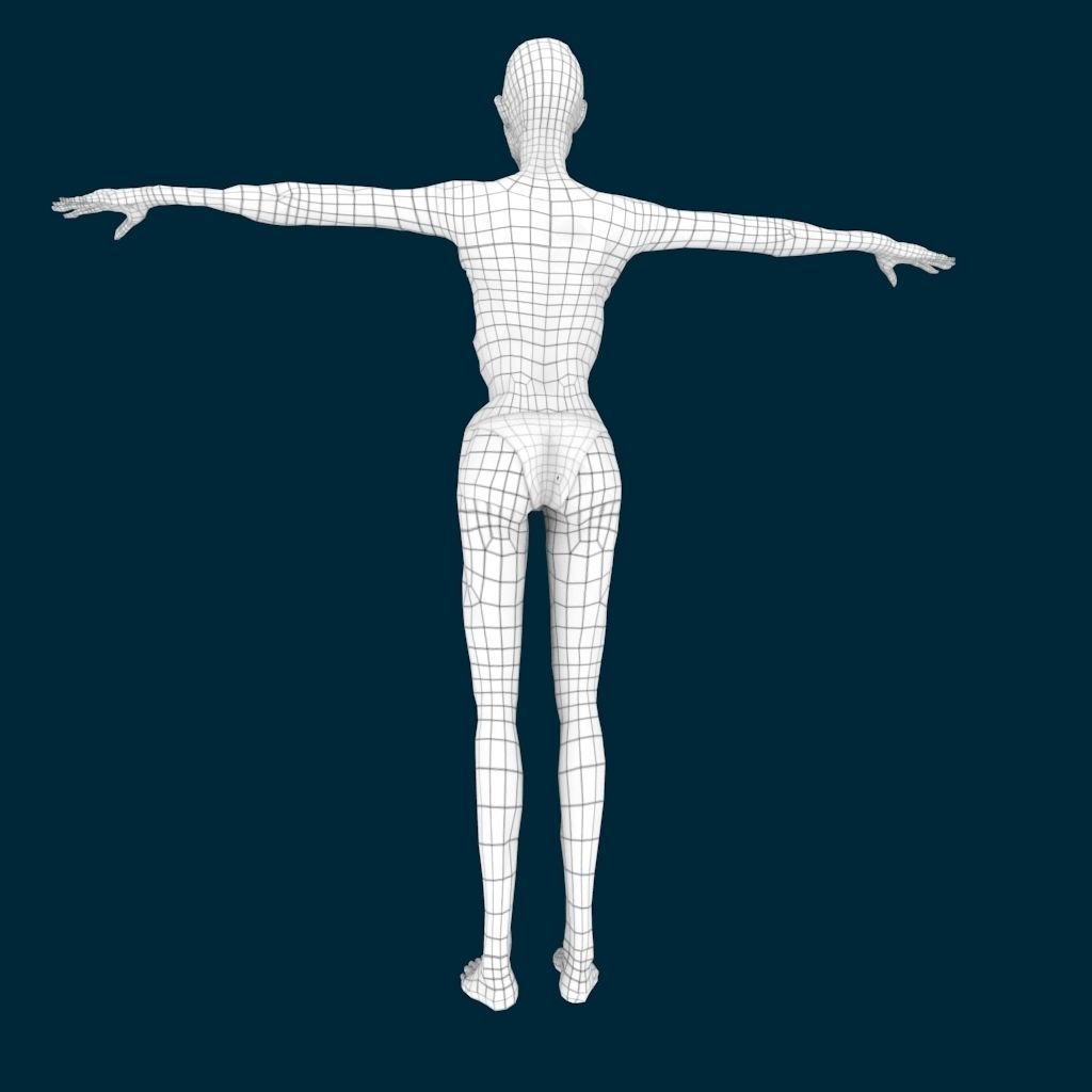 VM Av0001 - Helena-Female zombie character with a dirty dress Low-poly 3D model_20