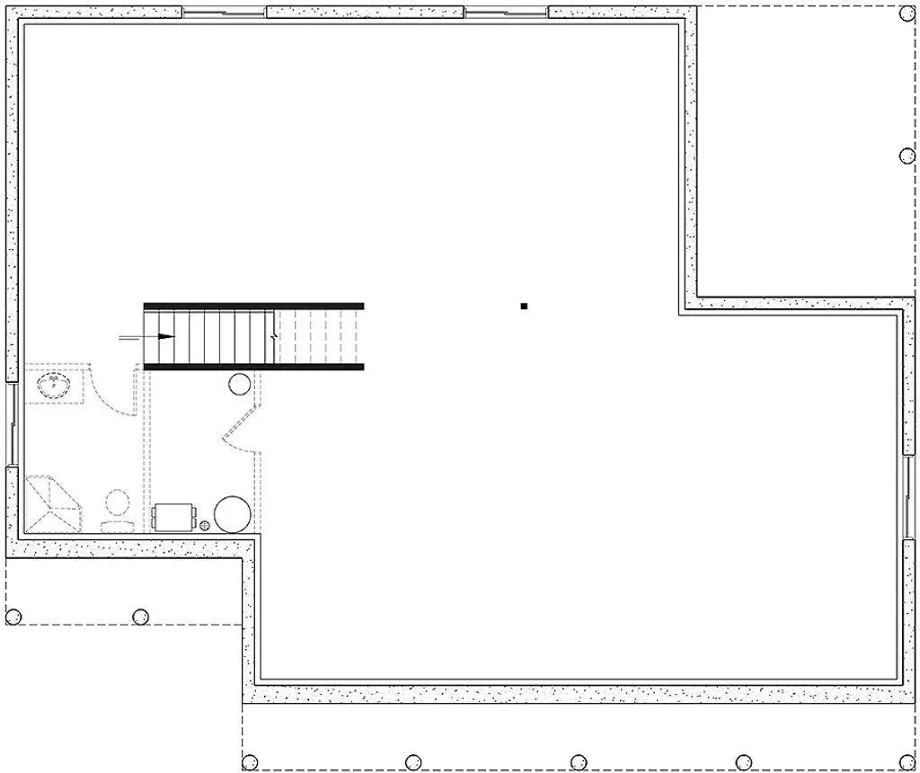 Modern Bungalow with Loft  Full 3D Architectural Model SketchUp  3D model_17