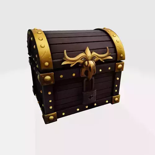 The Low-Poly Treasure Chest Asset Low-poly 3D model