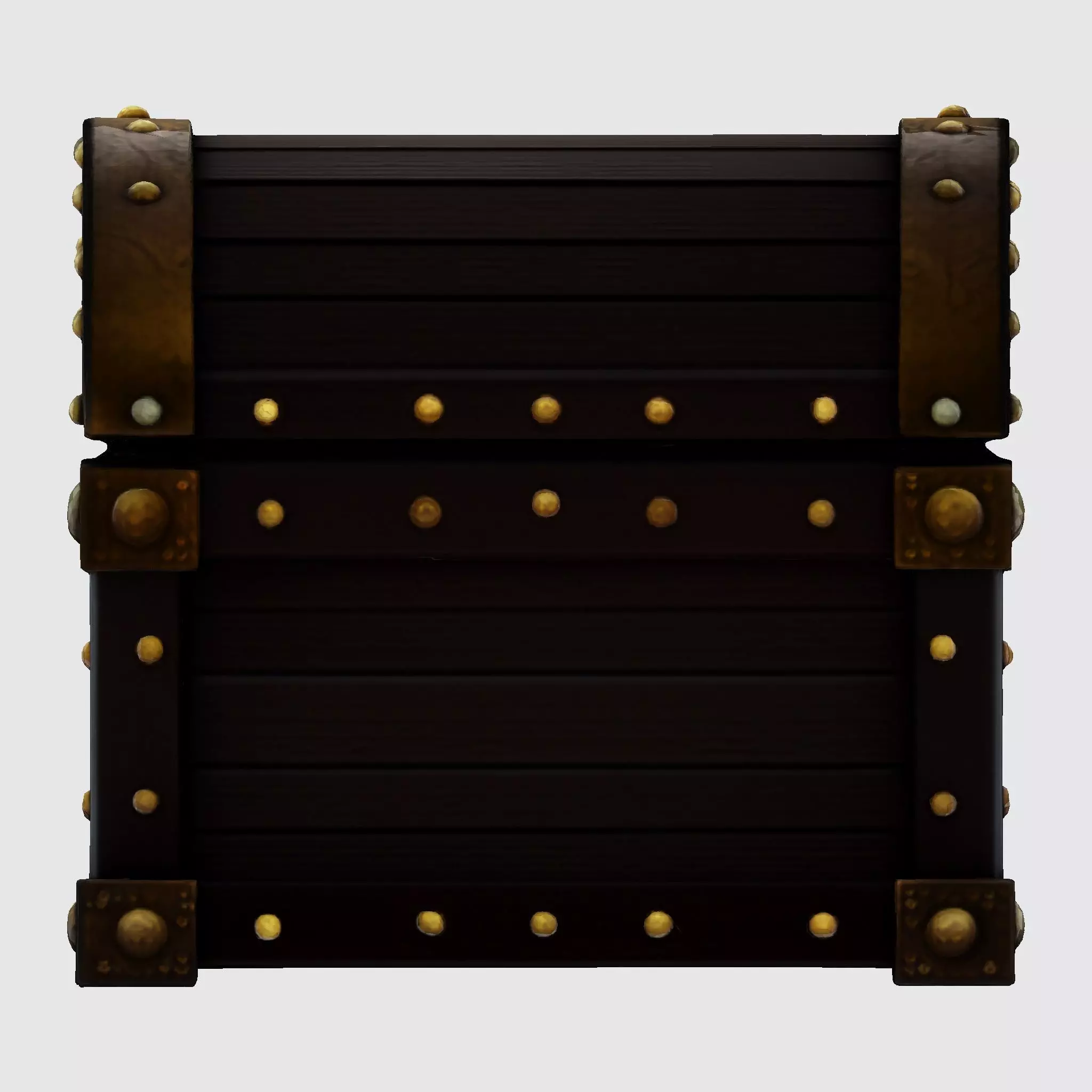 The Low-Poly Treasure Chest Asset Low-poly 3D model_15