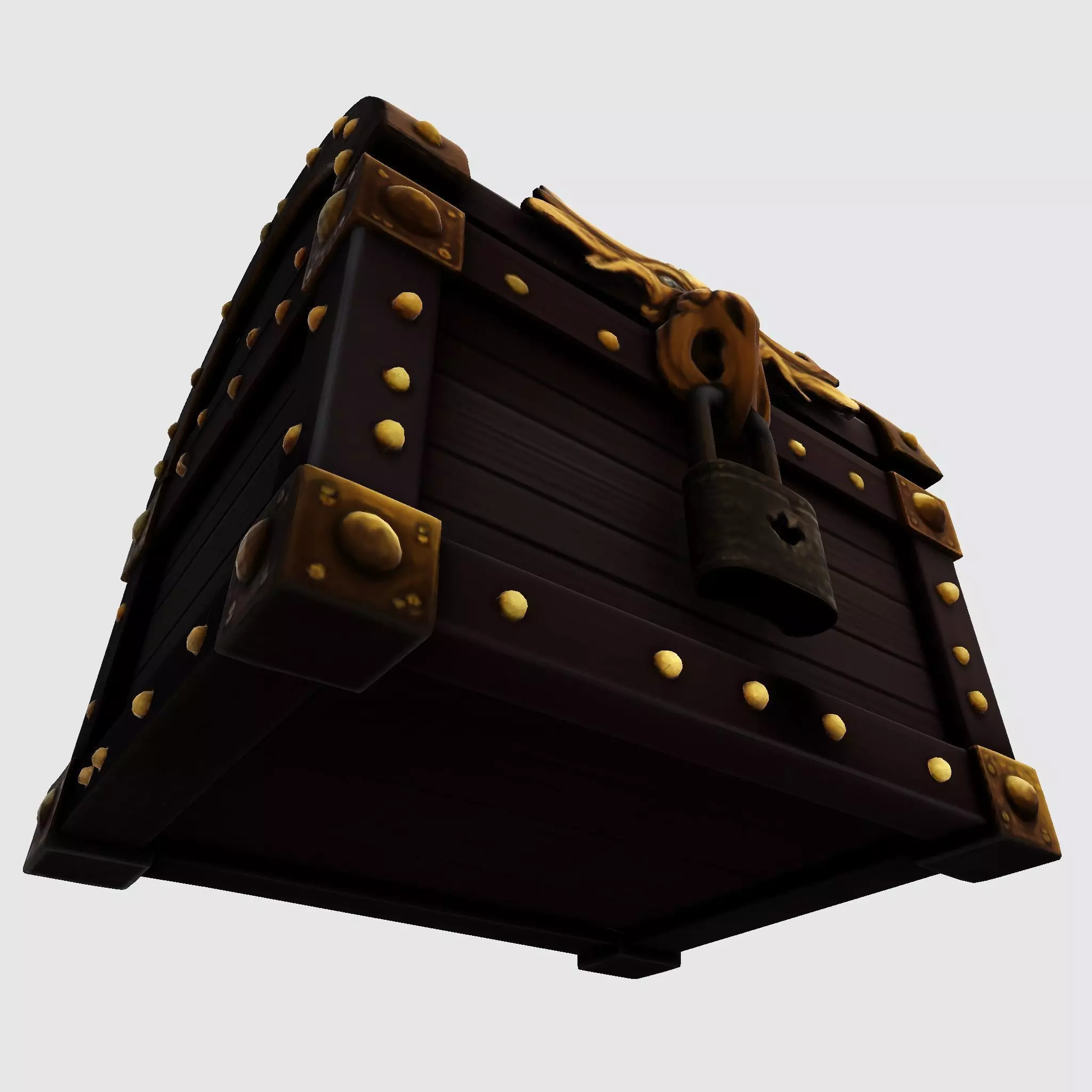 The Low-Poly Treasure Chest Asset Low-poly 3D model_19