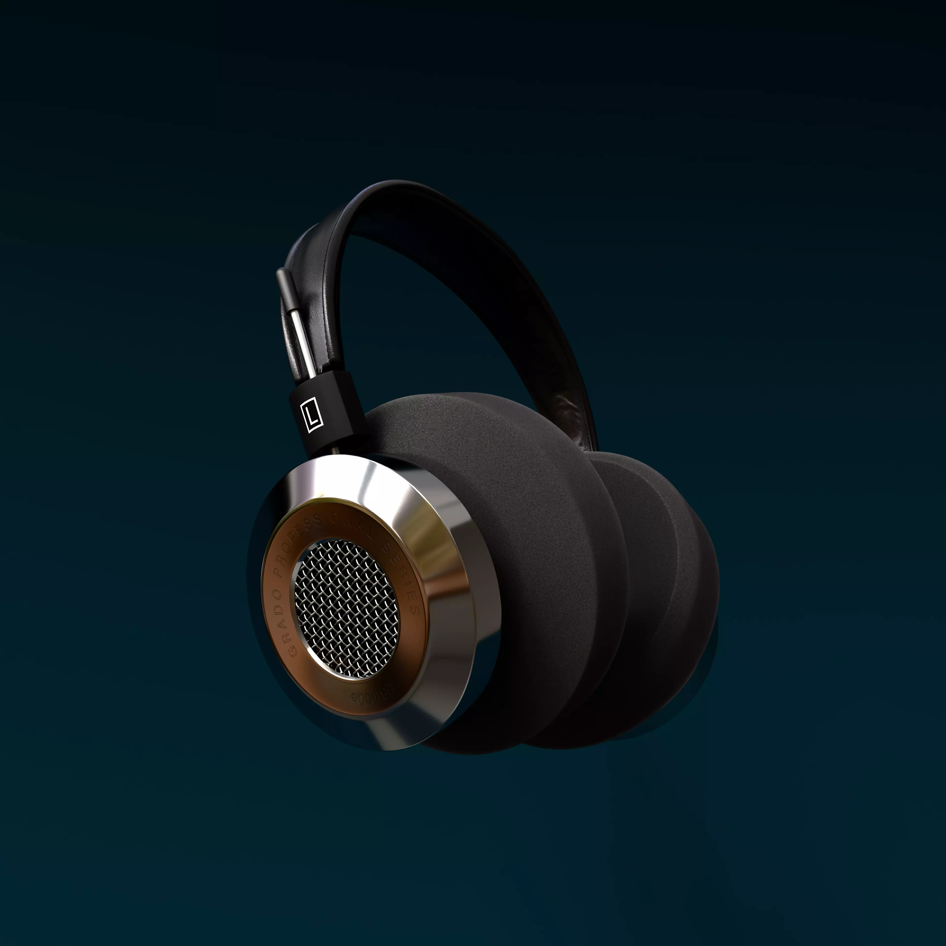 3D Headphones Render Low-poly 3D model_1