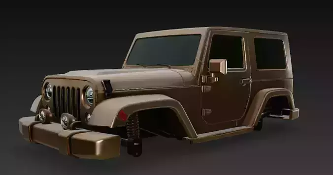 Jeep upper body 3D model