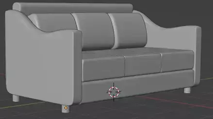 Modern 3-Seater Sofa