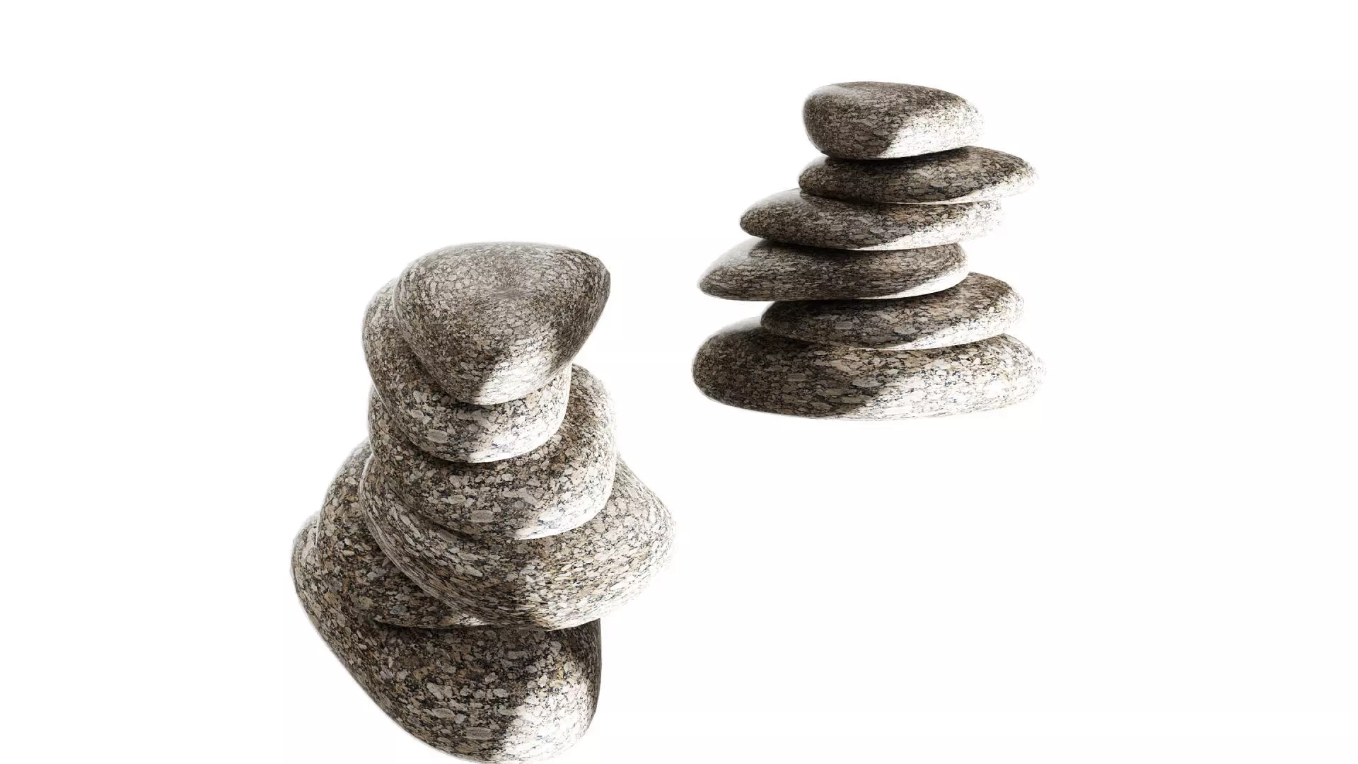 Set of stones 3D model_3