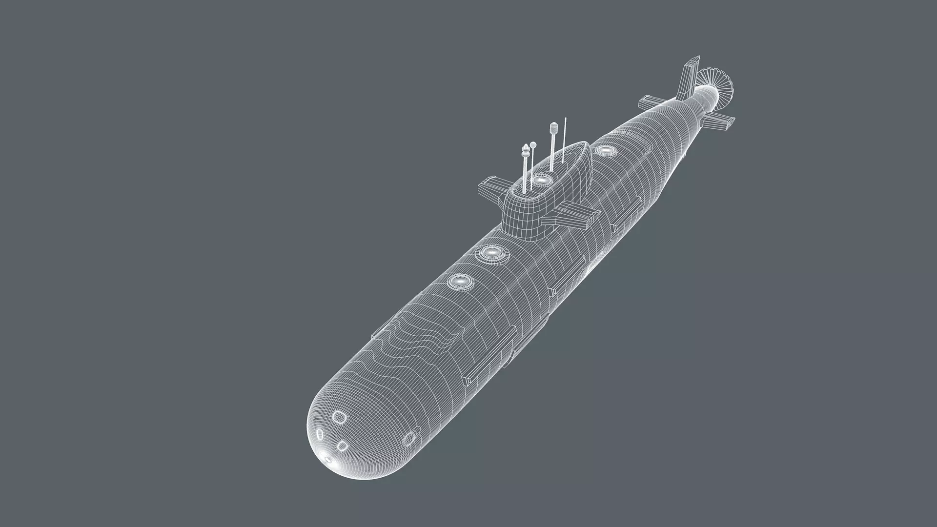 Submarine 3D model_12
