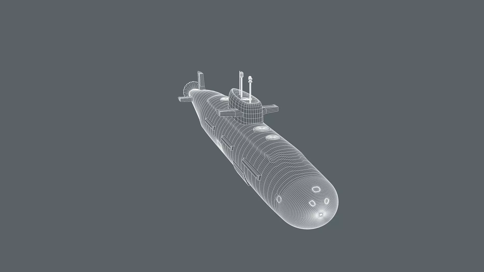 Submarine 3D model_10
