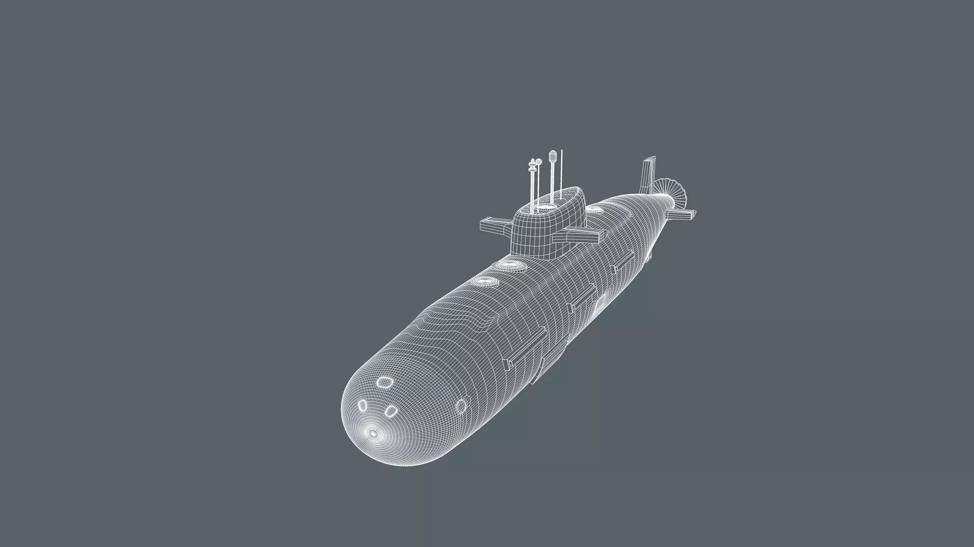Submarine 3D model_11