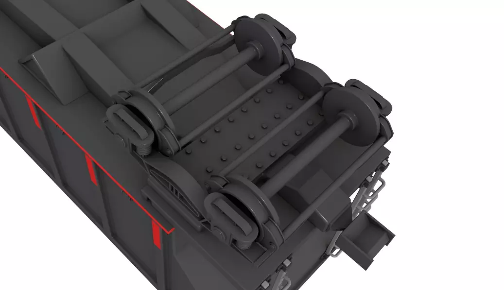 Railroad Box Car 3D model_1