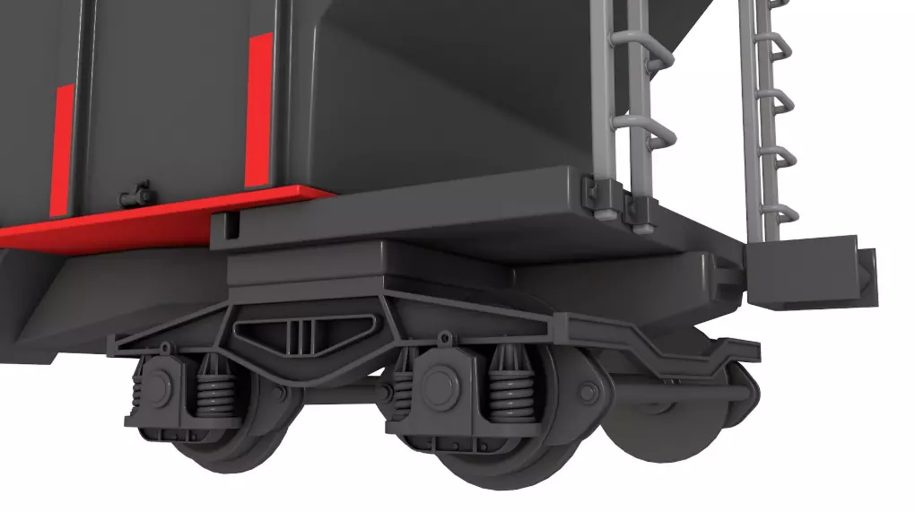 Railroad Box Car 3D model_5