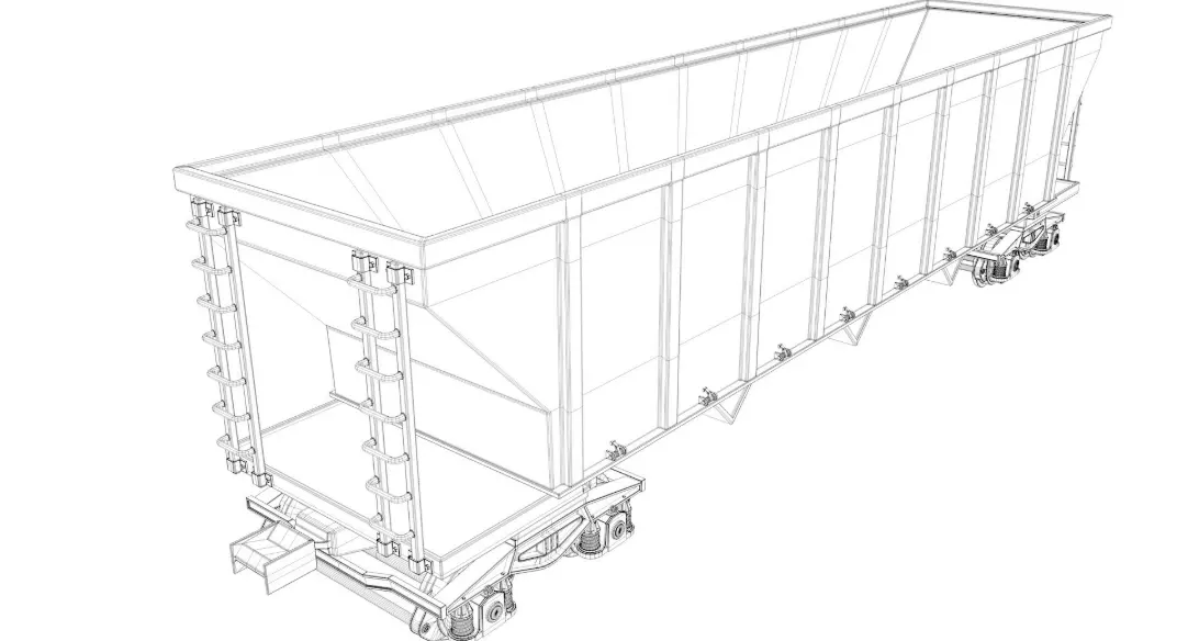 Railroad Box Car 3D model_10