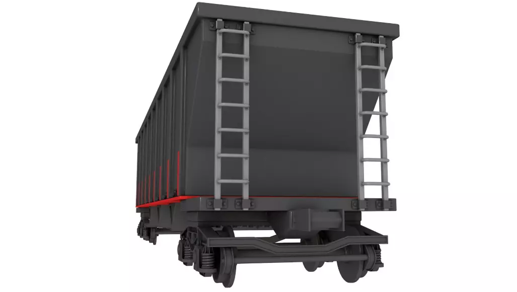 Railroad Box Car 3D model_4