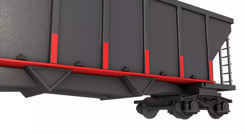 Railroad Box Car 3D model_6