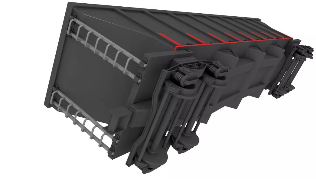 Railroad Box Car 3D model_2